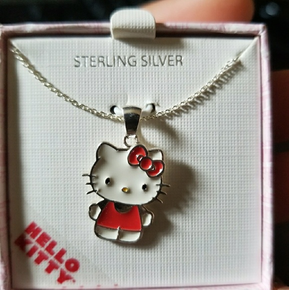 Hello Kitty | Jewelry | Sterling Silver Necklace | Poshmark